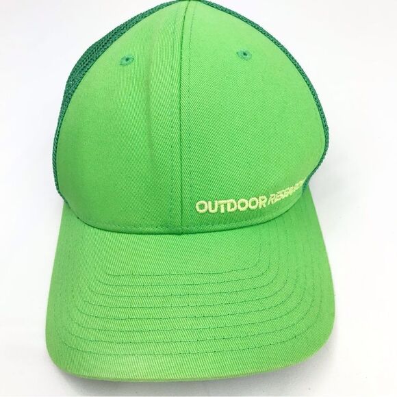 Outdoor Research Flexfit Green Canvas  Mesh Ball Cap - Picture 5 of 12